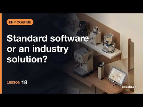 Capa de Standard software or an industry solution? | ERP Course #18