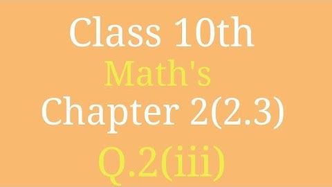 Class 10th Math