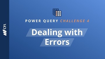 Power Query Challenge 4 - Dealing with Errors