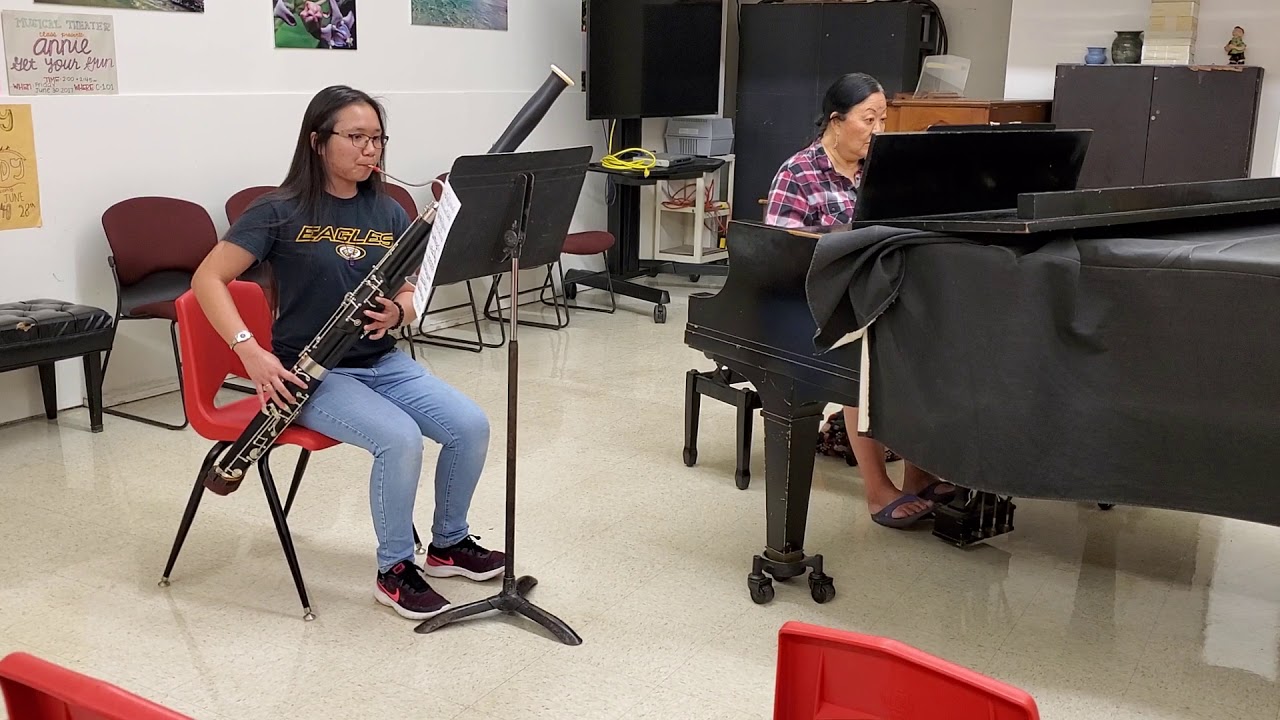 Premiere Solo by Bourdeau for Bassoon and Piano Accompaniment (Rehearsal Version)