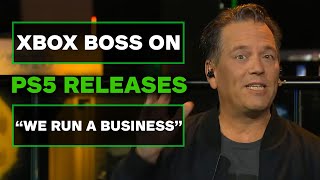 Xbox CEO on PS5 Releases "We Run a Business"