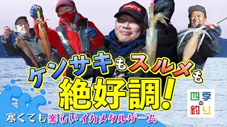 寒くても楽しいイカメタルゲーム　ケンサキもスルメも絶好調！（四季の釣り/2023年2月24日放送）