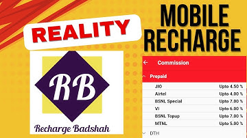 Recharge Badshah Best commission Realty | Mobile recharge Application 2024 |