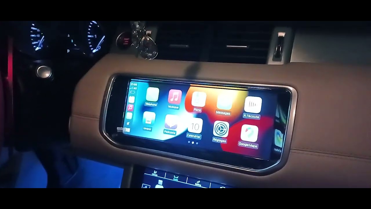 Range Rover Evoque Double Ecran Suite - YouTube