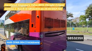 [G-AS] Volvo B9TL (Wright Eclipse Gemini 2, Batch 3) SBS3235X on 28 (ECDEP FD) - Voith kickdowns