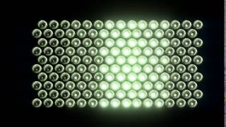 small floodlights flashing