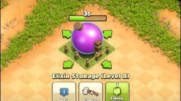Elixir storage level 1-16 max #coc