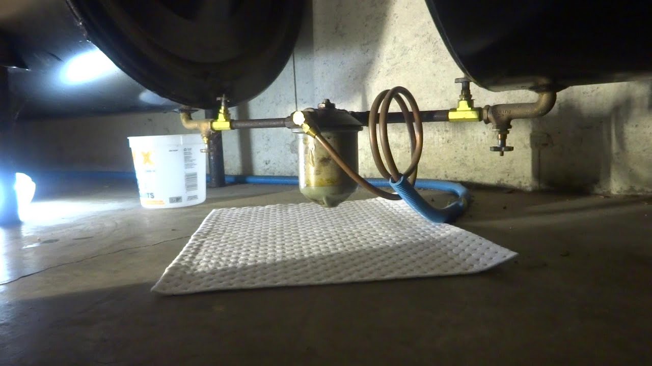 NEWER OIL TANK STARTING TO WEEP OIL BURNER SERVICE YouTube