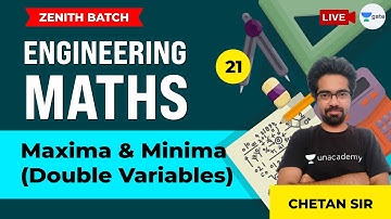 Maxima and Minima: Double Variables | Lec 21 | Engineering Maths | GATE/ESE CE Exam | Chetan Sir