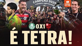 FLA É TETRA DA LIBERTADORES 'PELEANDO' COMO O TORNEIO MANDA