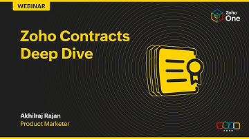 Zoho Contracts - Deep Dive