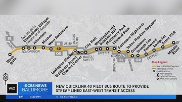 New bus service, QuickLink 40, to provide east-west transit access