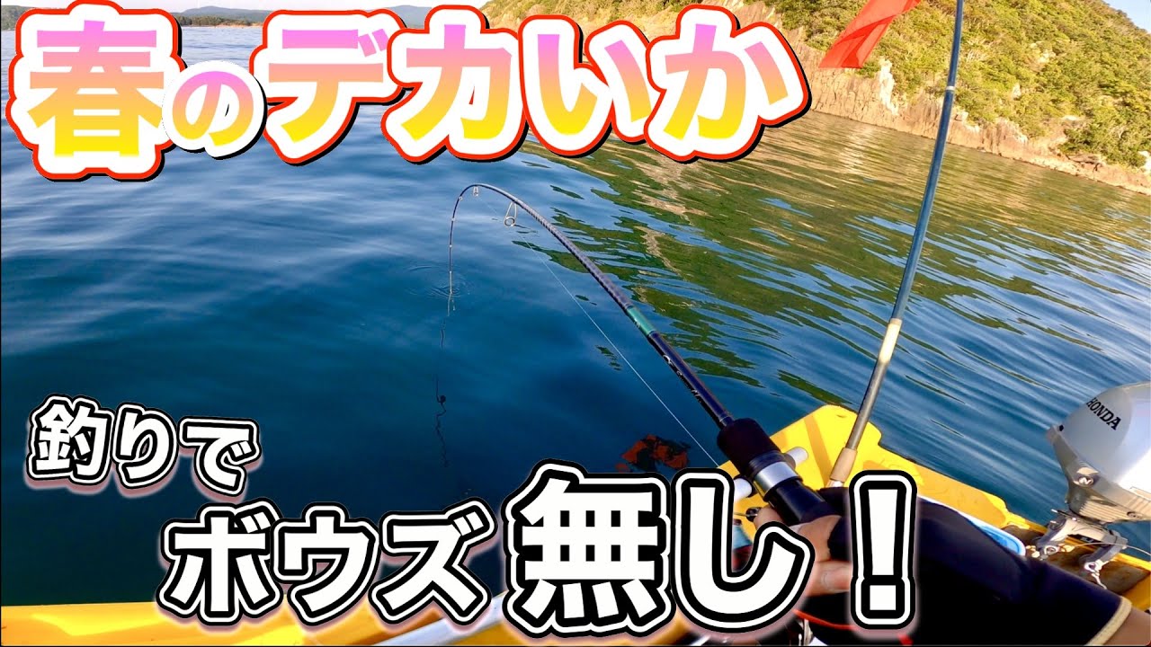 春イカティップランでデカイカの引きが楽し過ぎる！