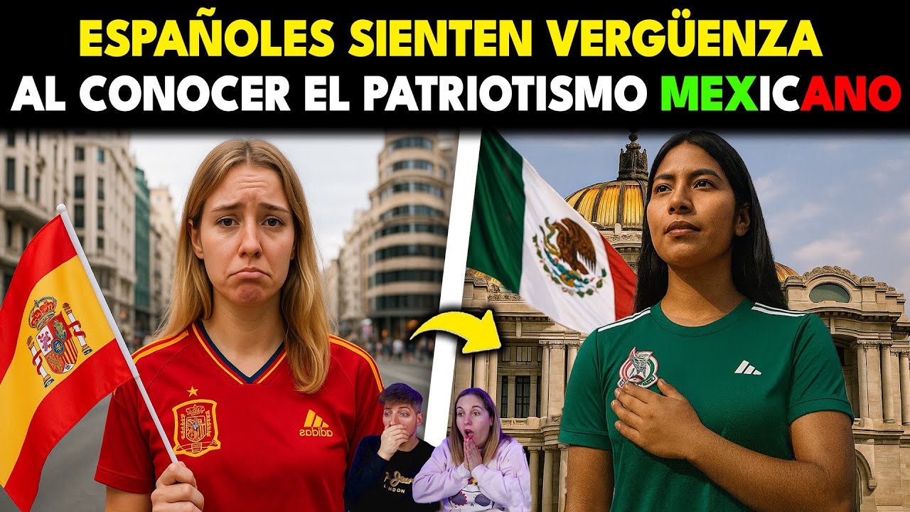 ESPAÑOLES SIENTEN VERGUENZA AL CONOCER EL PATRIOTISMO DE MEXICO Y COMPARARLO CON ESPAÑA 🇲🇽