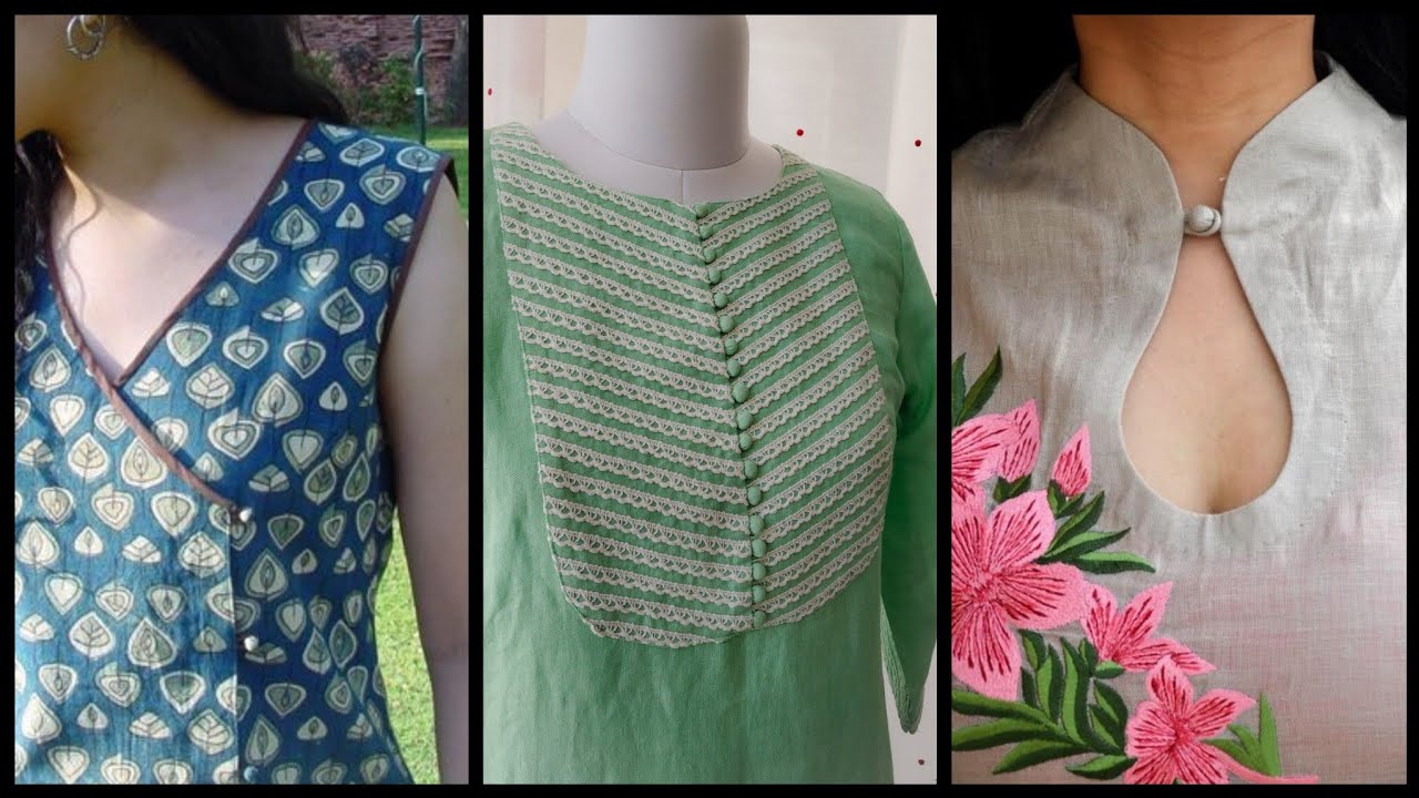 New Very Useful 50+ Neck Designing Idea's For Eid