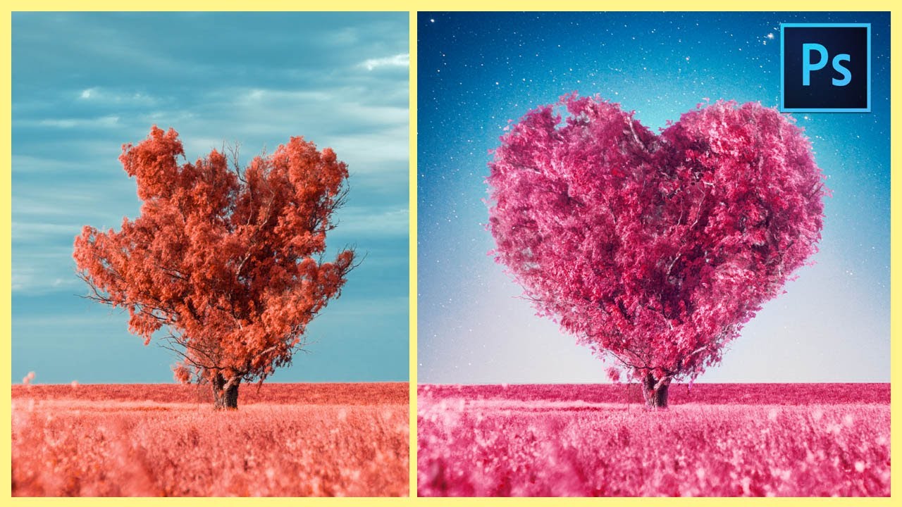 [ Photoshop Manipulation ] Love Tree - Photo editing - YouTube