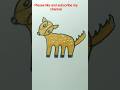 Deer 🦌 Easy Drawing  | Step By Step Cute Deer For Beginners #shorts #deer #drawing