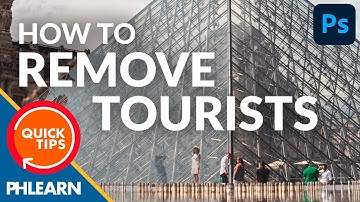 How to Remove Tourists from a Photo in Photoshop | Quick Tips!