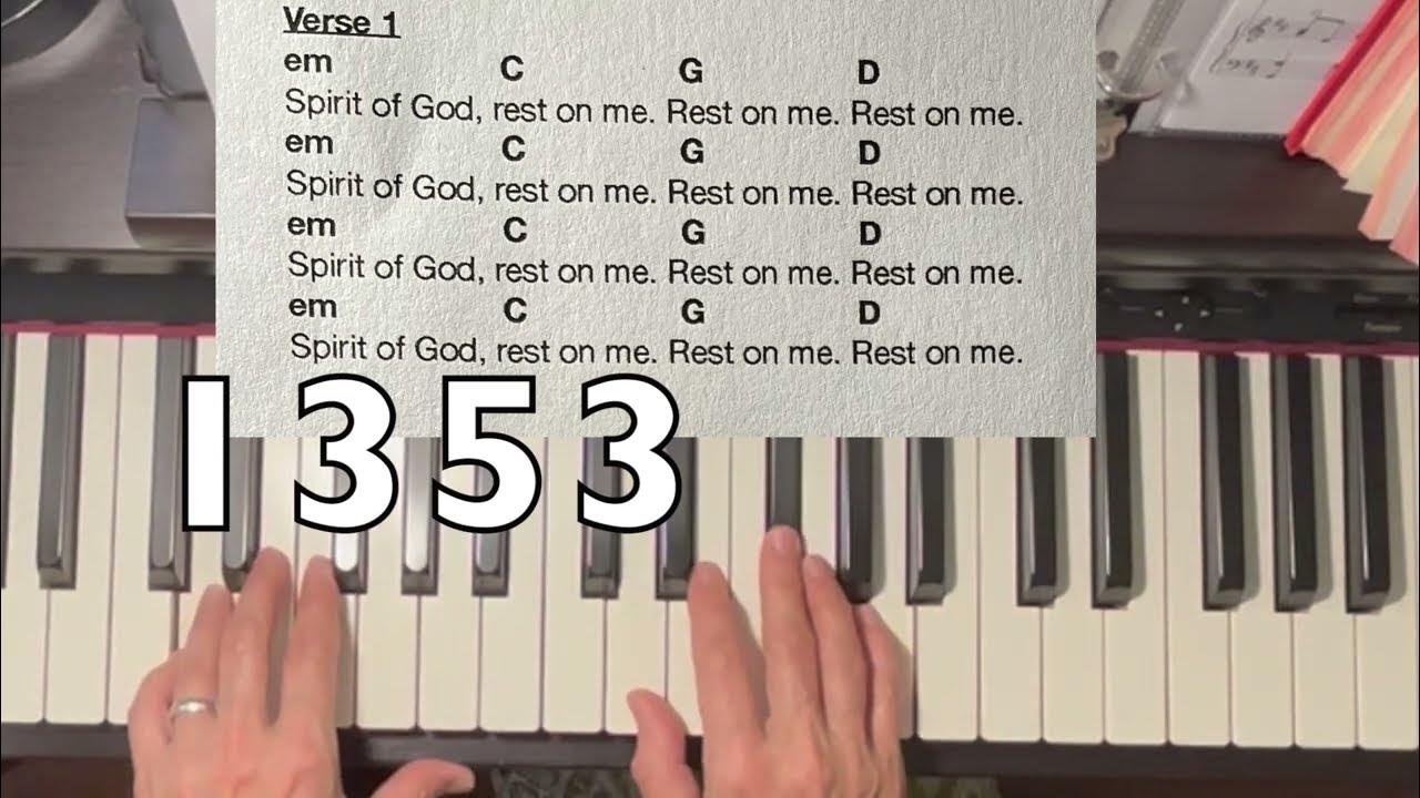 How to play broken or arpeggiated chords in root position YouTube