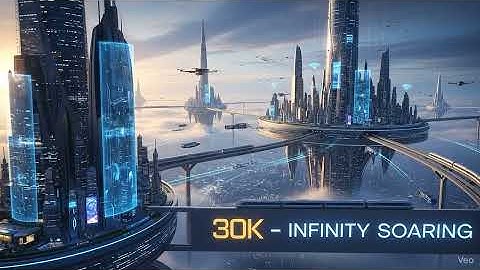 A 30K - INFINITY SOARINGFUTURISTIC CITY