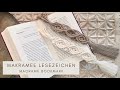 DIY - MAKRAMEE LESEZEICHEN - Schnelle Anleitung / Tutorial Macrame Bookmark - Boho Style ♡︎