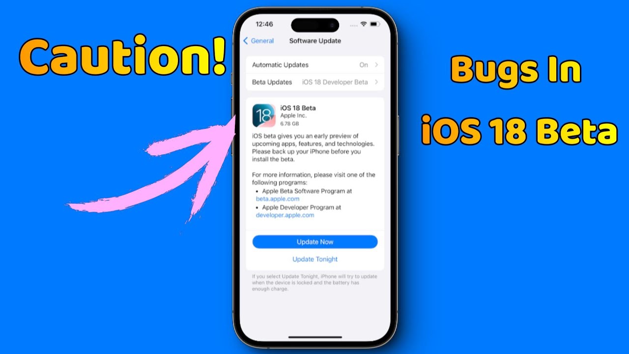 Don't Download iOS 18 Beta Version | Bugs in iOS 18 - YouTube