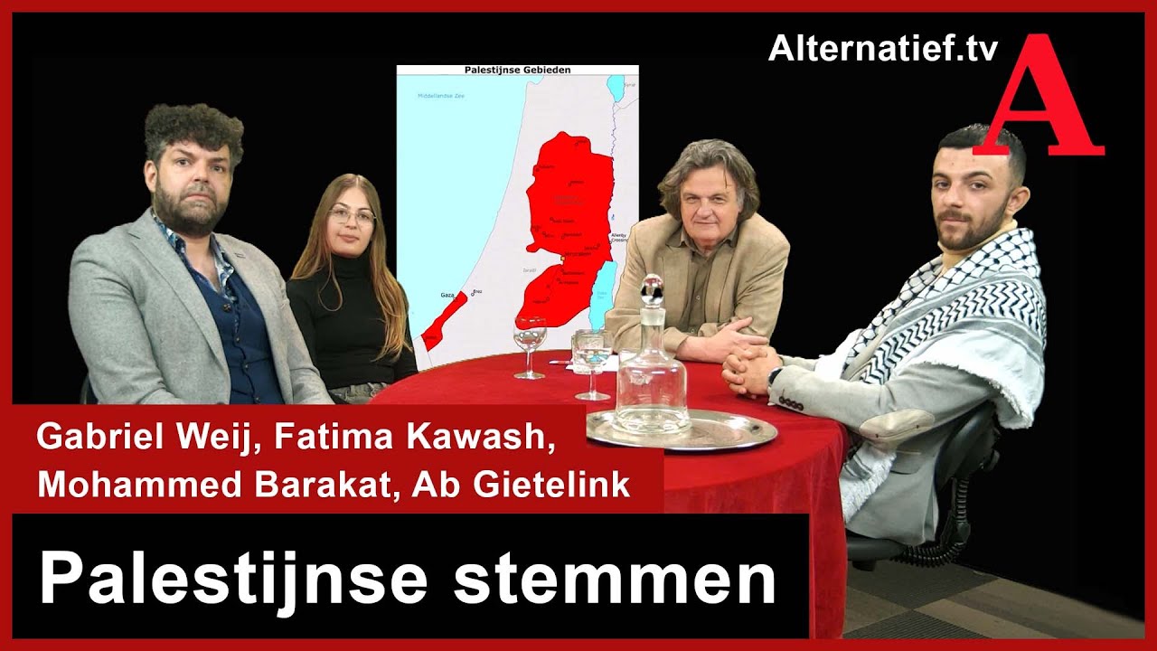 417 Ze verlangen naar Palestina ! Ab Gietelink met Fatima Kawash, Gabriel Weij en Mohammed Barakat