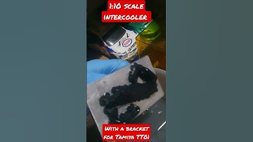 1:10 scale intercooler with a mounting bracket for a Tamiya TT01 #shorts #tamiya #tt01 #3dprinting