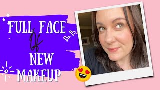 Full face of new to me makeup! #newmakeup #fullface #makeupover40