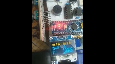 Generatore di funzioni con Arduino e modulo AD9833