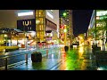 【4K】Japan Night Walking Tour (Toyota City) - Relaxing Rain Sounds For Sleep #ASMR