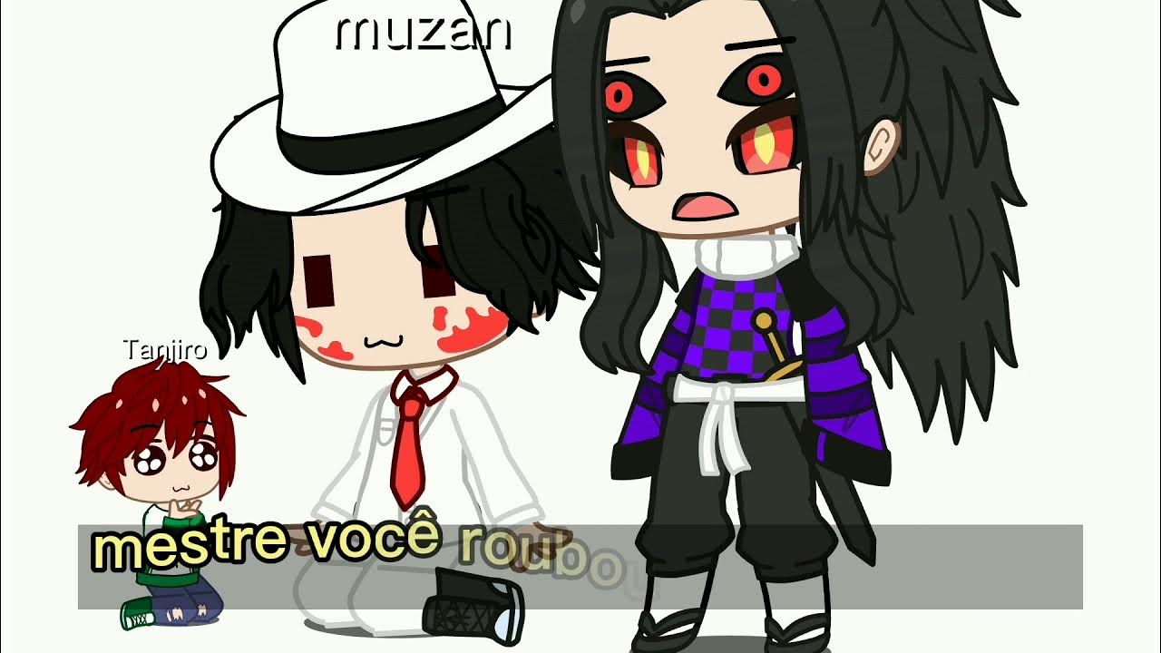 Eu peguei emprestada Meme (Adopted au/My au) ft.Muzan, Tanjiro e kokushibo  demon Slayer, kny 