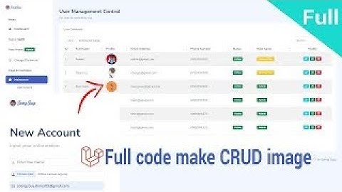 Full code make CRUD image in Laravel 8 | Dashboard