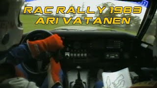 Ari Vatanen | In Car RAC Rally 1983 | Opel Manta 400 | Longleat Stage 2