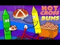 Hot Cross Buns | Crayons Nursery Rhymes | Kids Songs | Children Rhymes
