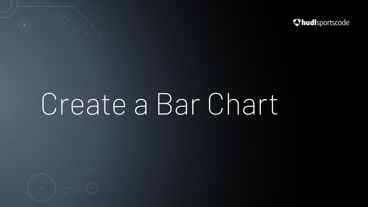 Create a Bar Chart • Hudl Sportscode - YouTube