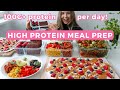 Healthy  high protein meal prep with easy recipes  100g protein
