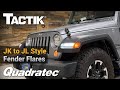 Tactik JK to JL Style Fender Flares for 07-18 Jeep Wrangler JK | Features, Benefits & Full Install