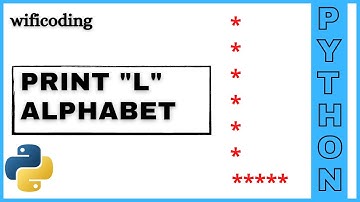 print "L" letter in python program | print L using python