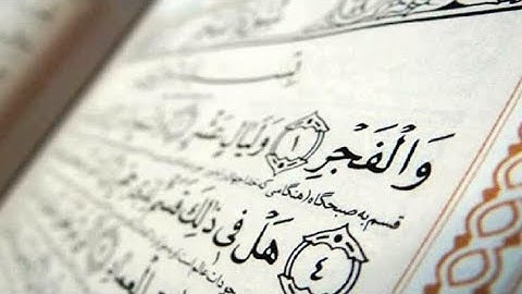 تلاوةسورة الفجر القارئ عمر علي