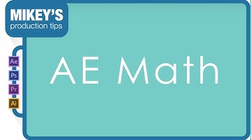 basic math in the After Effects Timeline