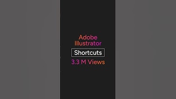 ADOBE ILLUSTRATOR SHORTCUTS #shorts