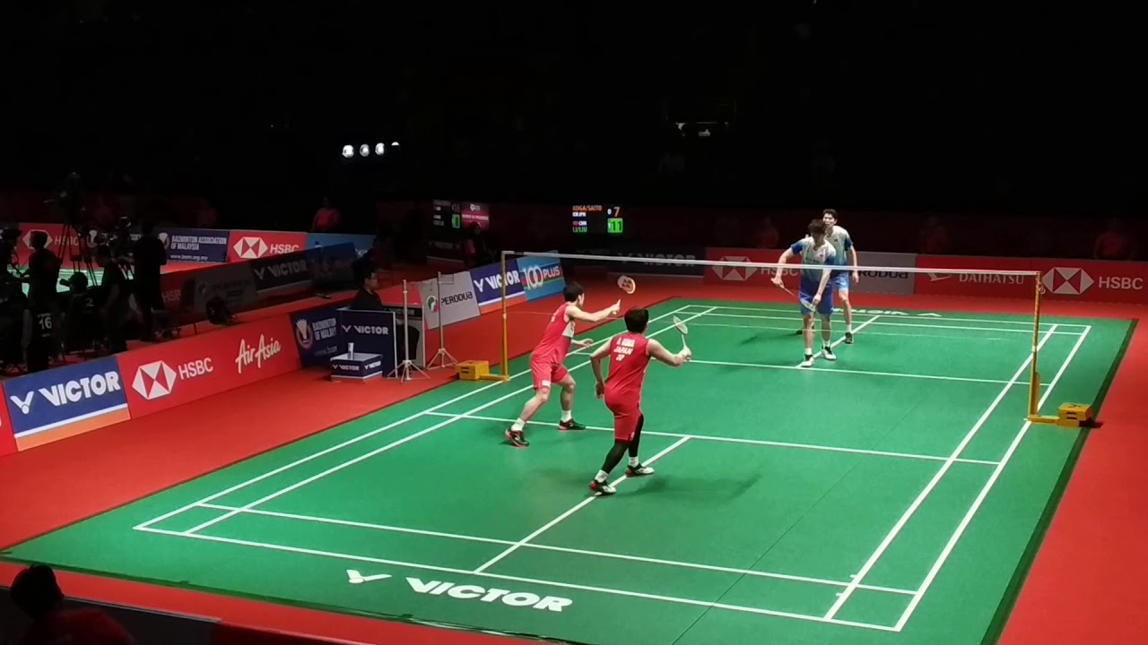 BWF Tour500 Malaysia Master Open 2020 - QF (Set 2) LiJunHui LiuYuChen Vs Saito Kago