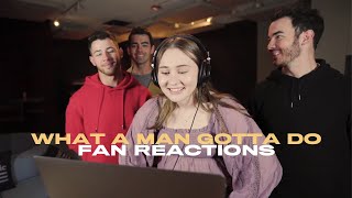 Jonas Brothers - What A Man Gotta Do (Fan Reaction Video) Resimi