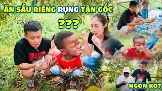 Quanglinhvlogs || Miền Tây Chào Đón Team Bằng Cơn Mưa Rào  Trải Nghiệm Ăn Sầu Riêng Rụng Tại Gốc