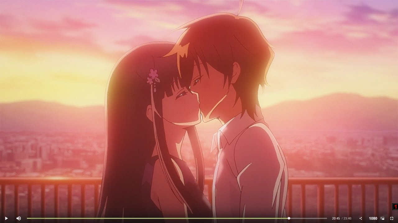 Две звёзды онмеджи ФИНАЛ | Аниме поцелуй| - YouTube