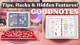 10 BEST GoodNotes Tips, Hacks & Hidden Features | Digital Planning & Note Taking