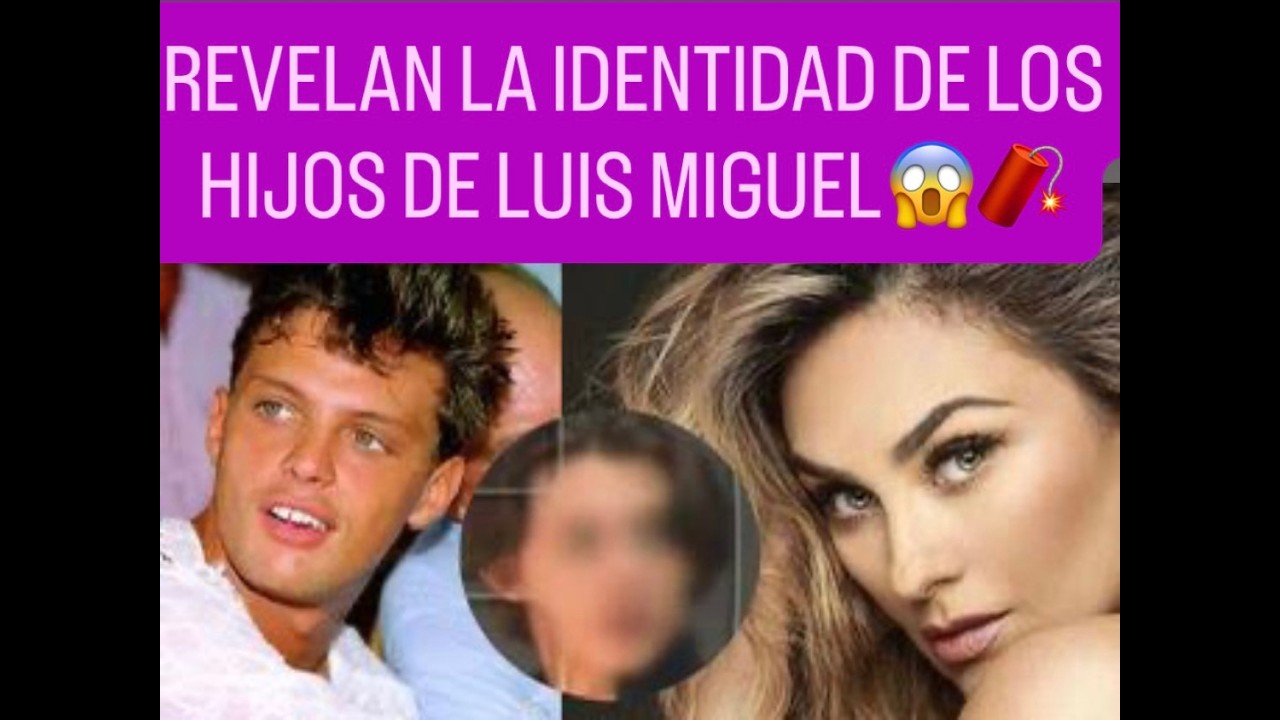 REVELAN LA IDENTIDAD DE LOS HIJOS DE LUIS MIGUEL y ARAMBULA