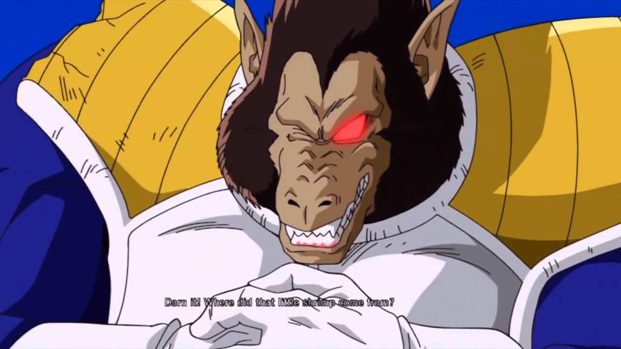 Dragon Ball Z - Yajirobe cuts off vegeta's tail: Ultimate tenkiechi - YouTube