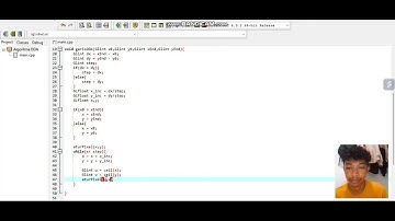 Membuat Garis dengan Algoritma DDA menggunakan OpenGl